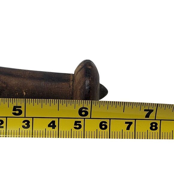 Vtg 1970s Wooden Mortar &‎ Pestle Spike Studded Primitive Medieval Renaissance - Picture 5 of 16